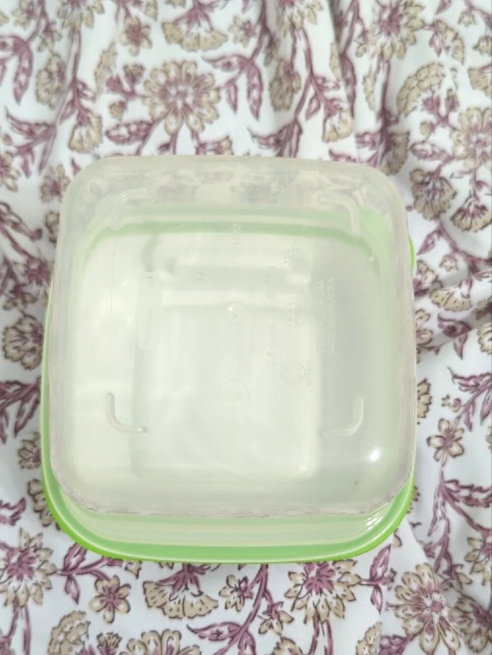 FreshVent Produce Freshness Container - White & Lime Green